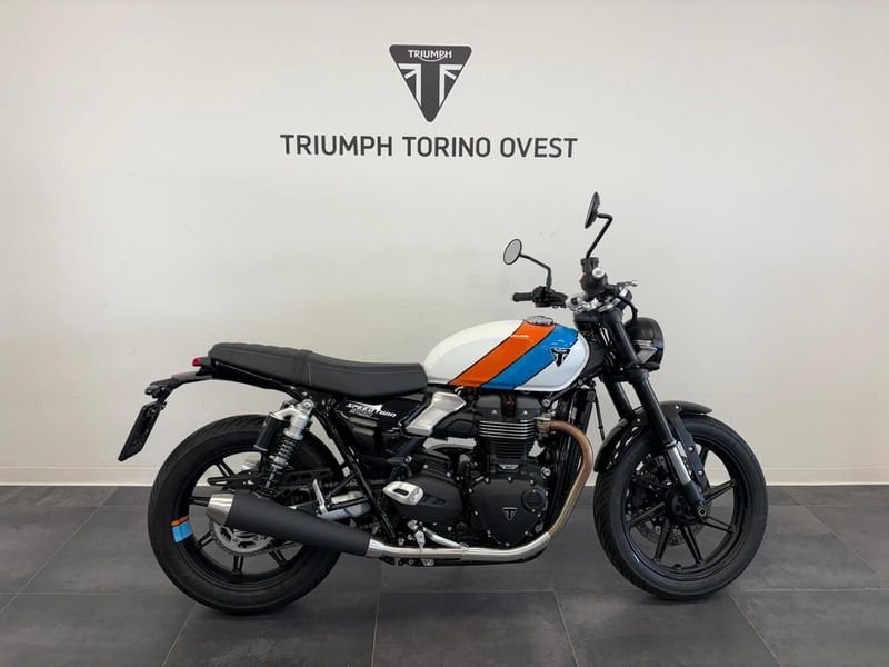 TRIUMPH Speed Twin 900 Pure White/Blue/Orange Abs