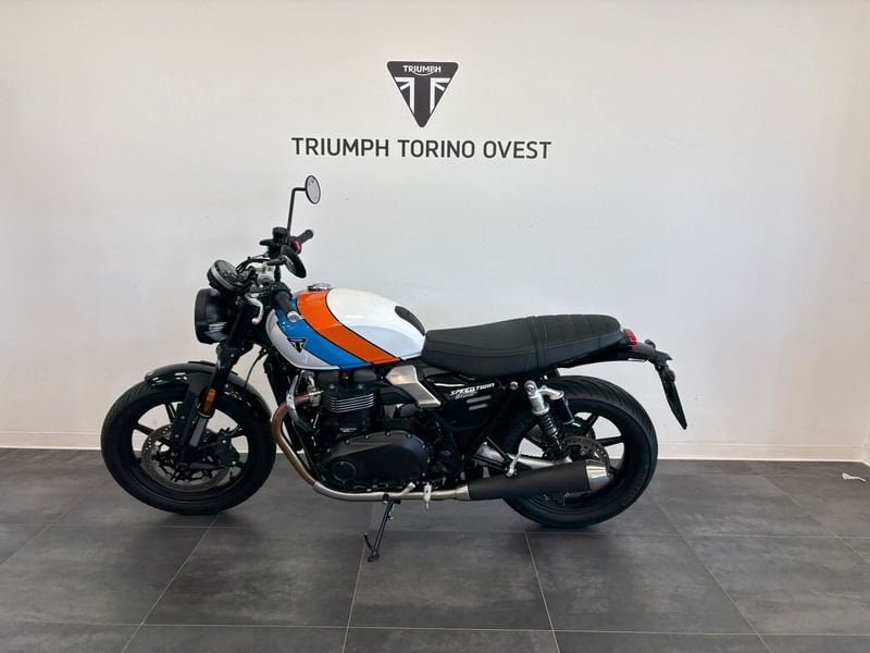 TRIUMPH Speed Twin 900 Pure White/Blue/Orange Abs